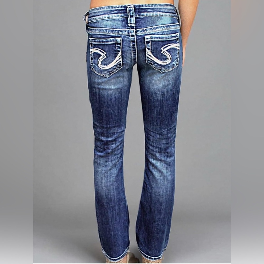 Flamingals Low Rise Jeans Stretchy Skinny Straight Leg Bootcut Jeans Denim Pants